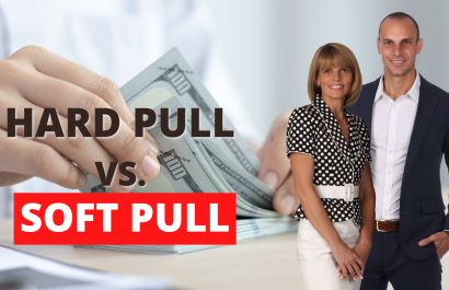 What is a hard pull vs. a soft pull?